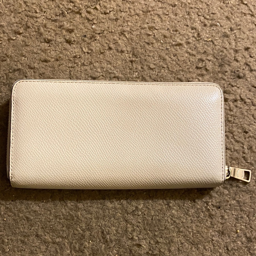 Coach Two-Tone Blue and Cream Wallet - Picture 3 of 5